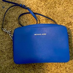 Michael Kora Blue Purse Like New